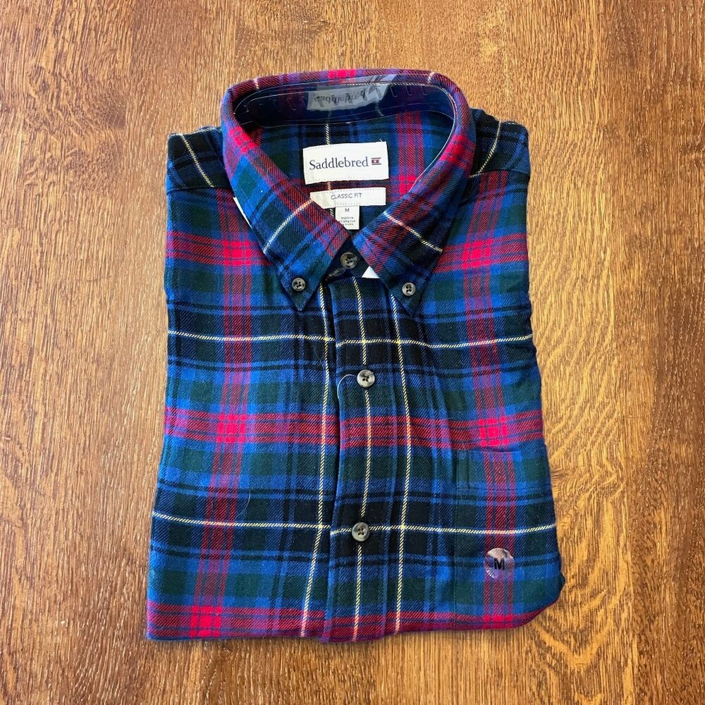 Saddlebred Classic Fit Flannel - Medium